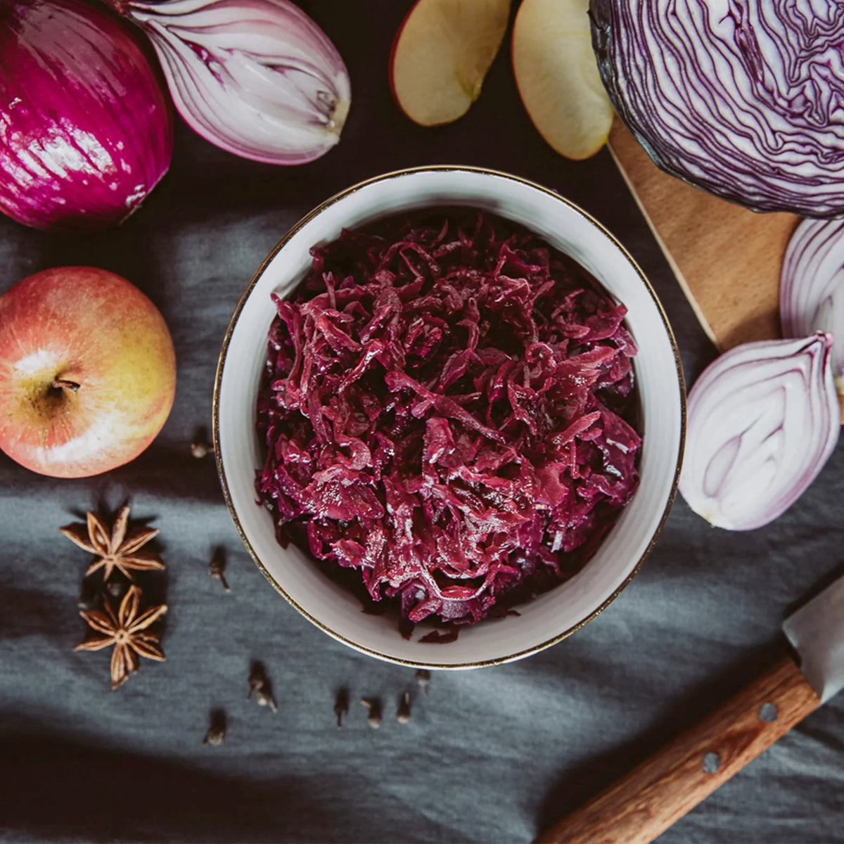 Saftiger Apfelrotkohl von Gans wie bei Oma
