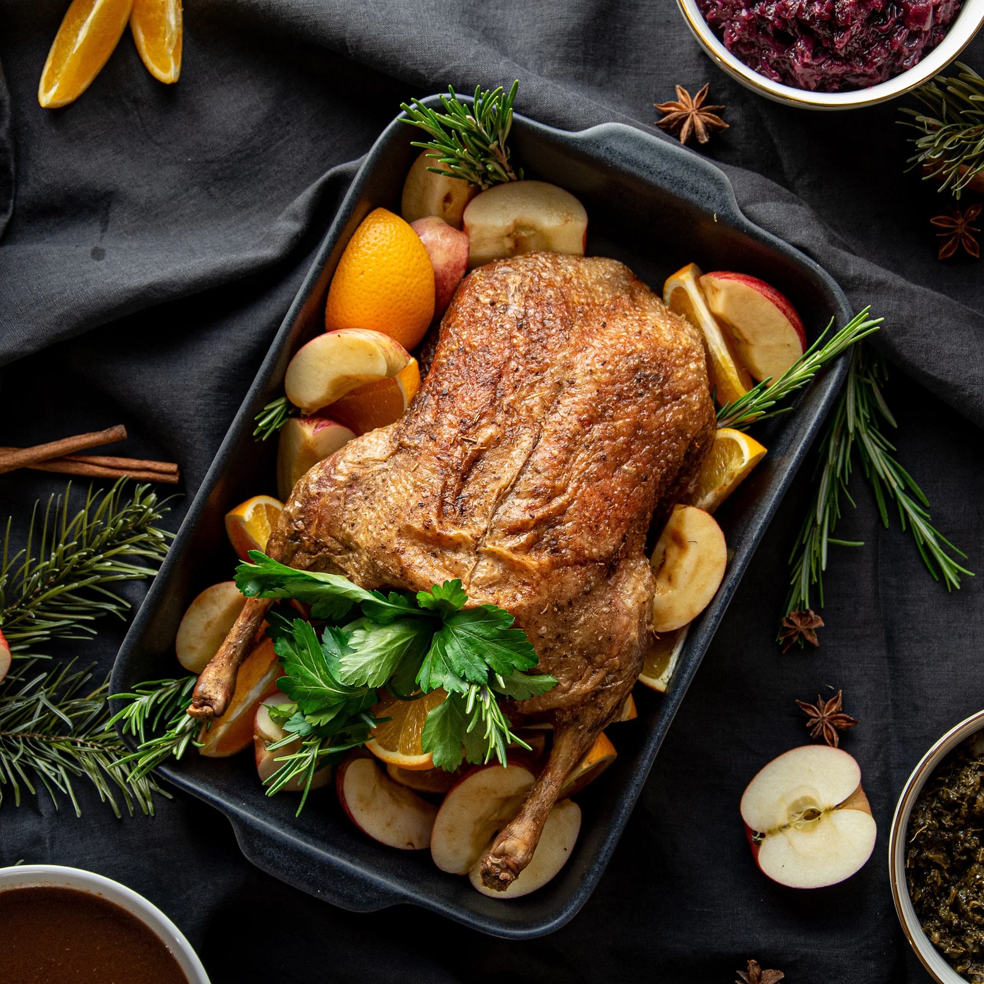 Knuspriger Entenbraten von Gans wie bei Oma