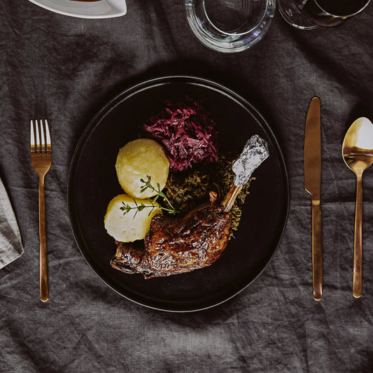 Knusprige Gänsekeule von Gans wie bei Oma